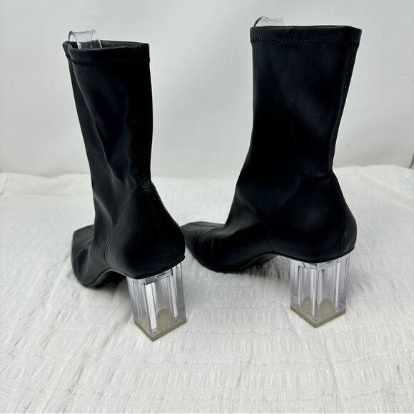 Zara Sleek Midi Calf Boots- Size 8 - Picture 9 of 15
